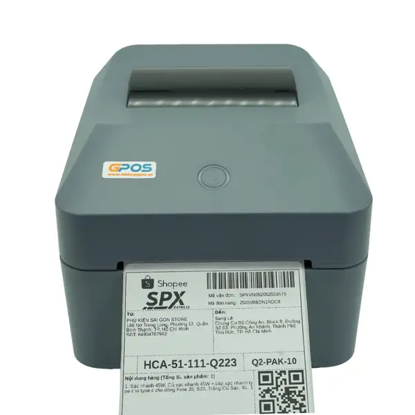 Máy in đơn hàng GPOS Mini A6 Model 2025 [USB + LAN]